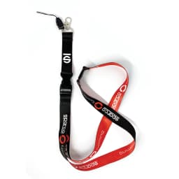 KIT 10 X LANYARD SPARCO GAMING BK/R 1