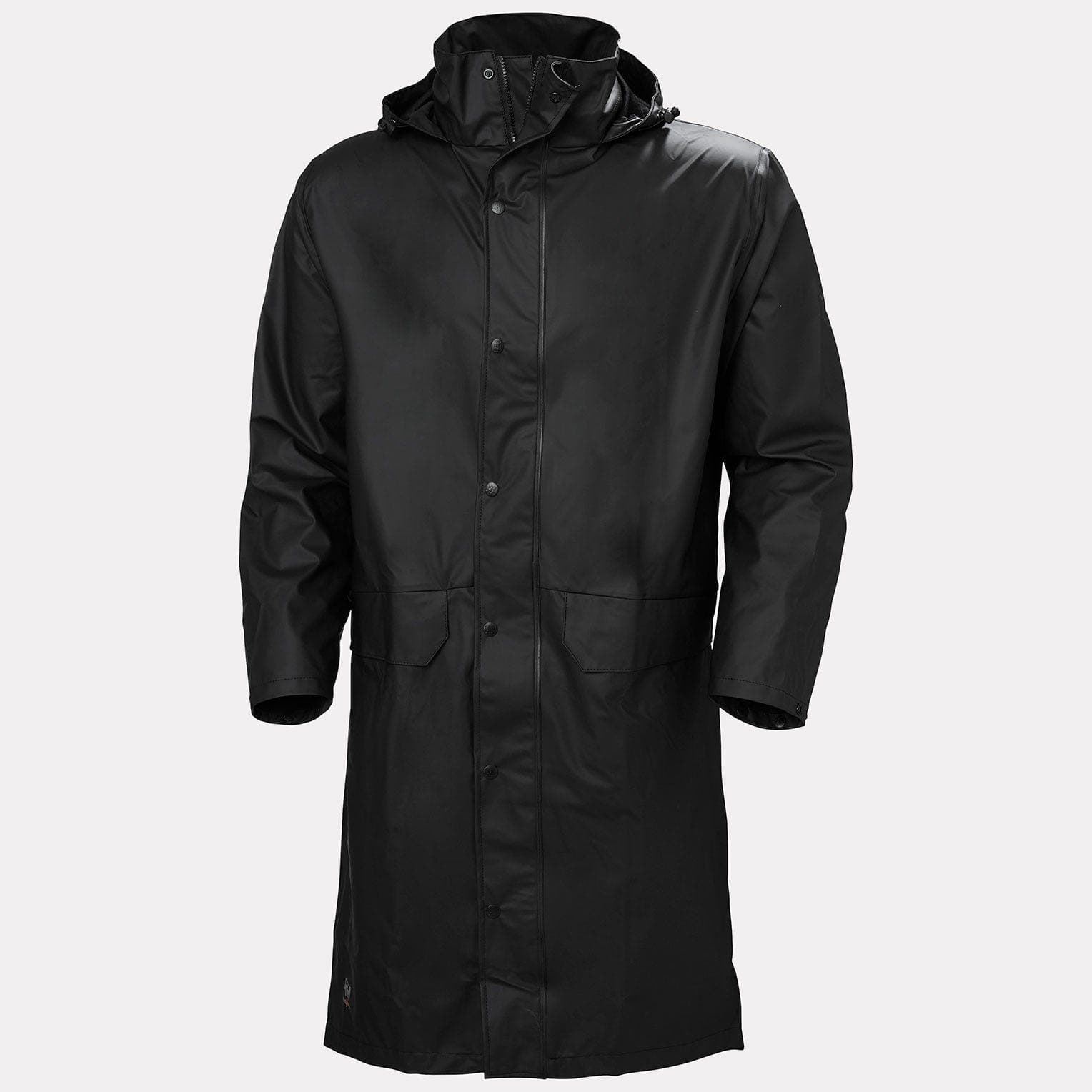 VOSS RAIN COAT — BLACK