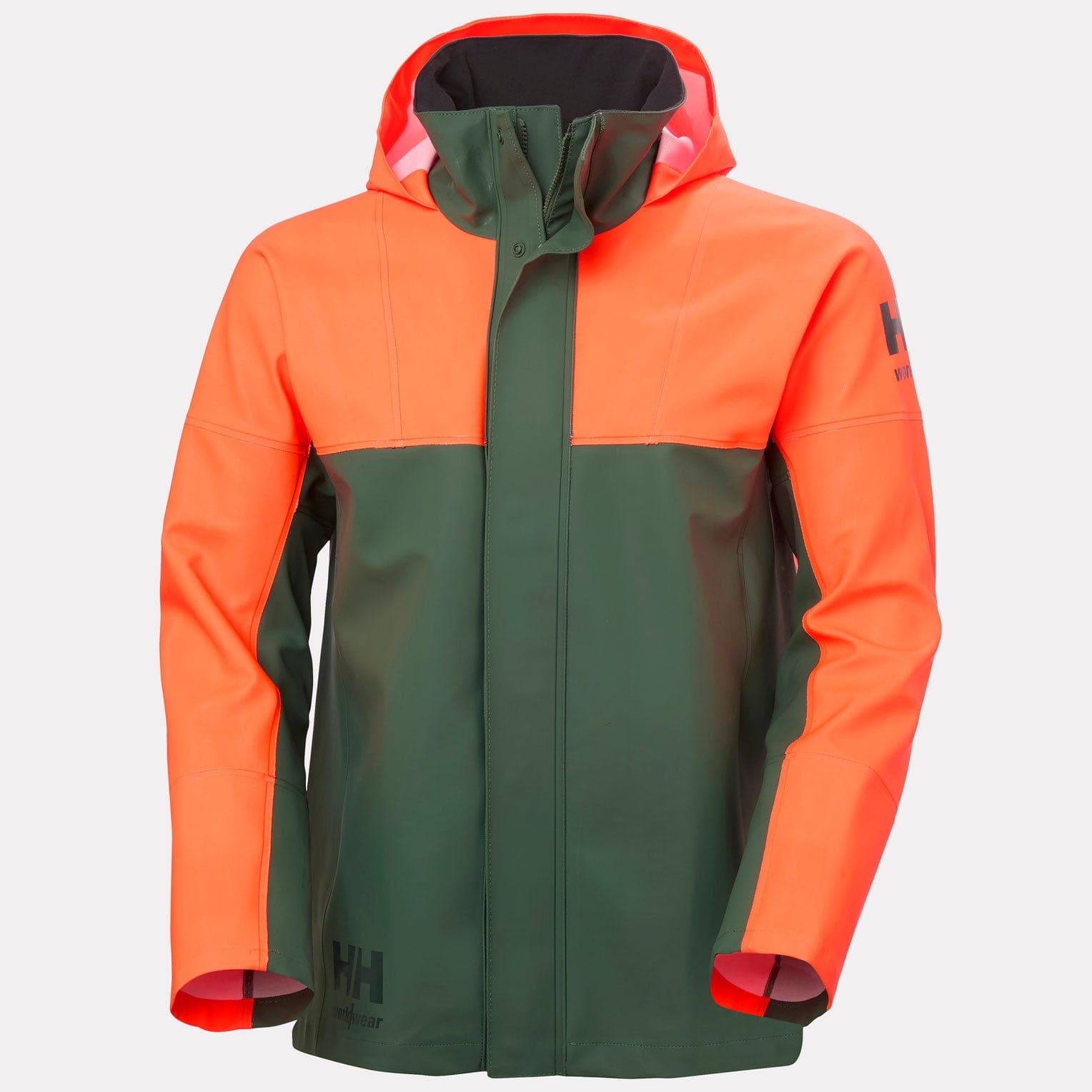 NJORD RAIN JACKET — ORANGE