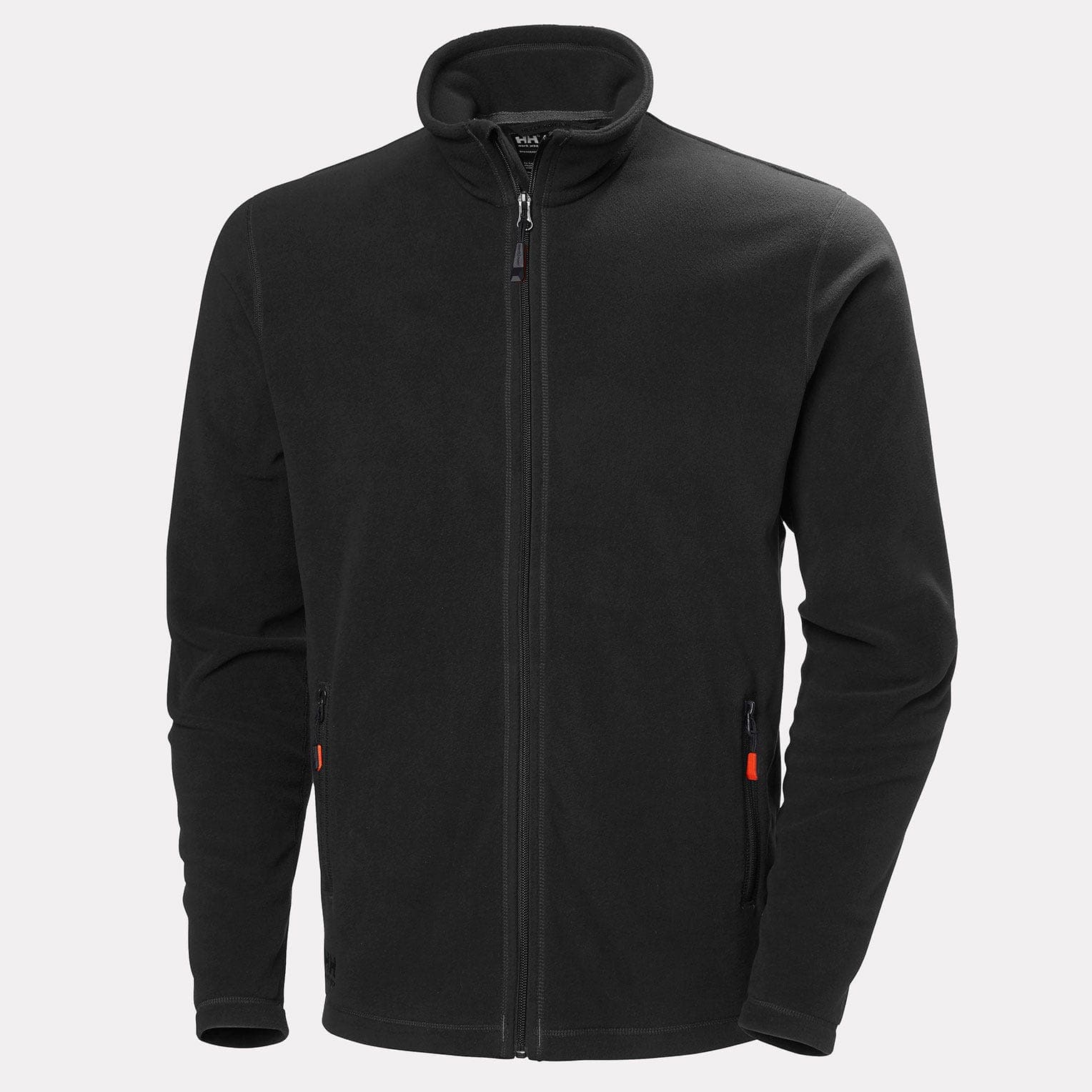 OXFORD LIGHT FLEECE JACKET — BLACK