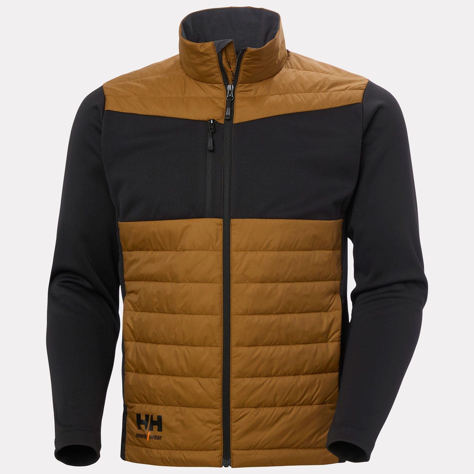 OXFORD HYBRID INSULATED JACKET — SADDLE