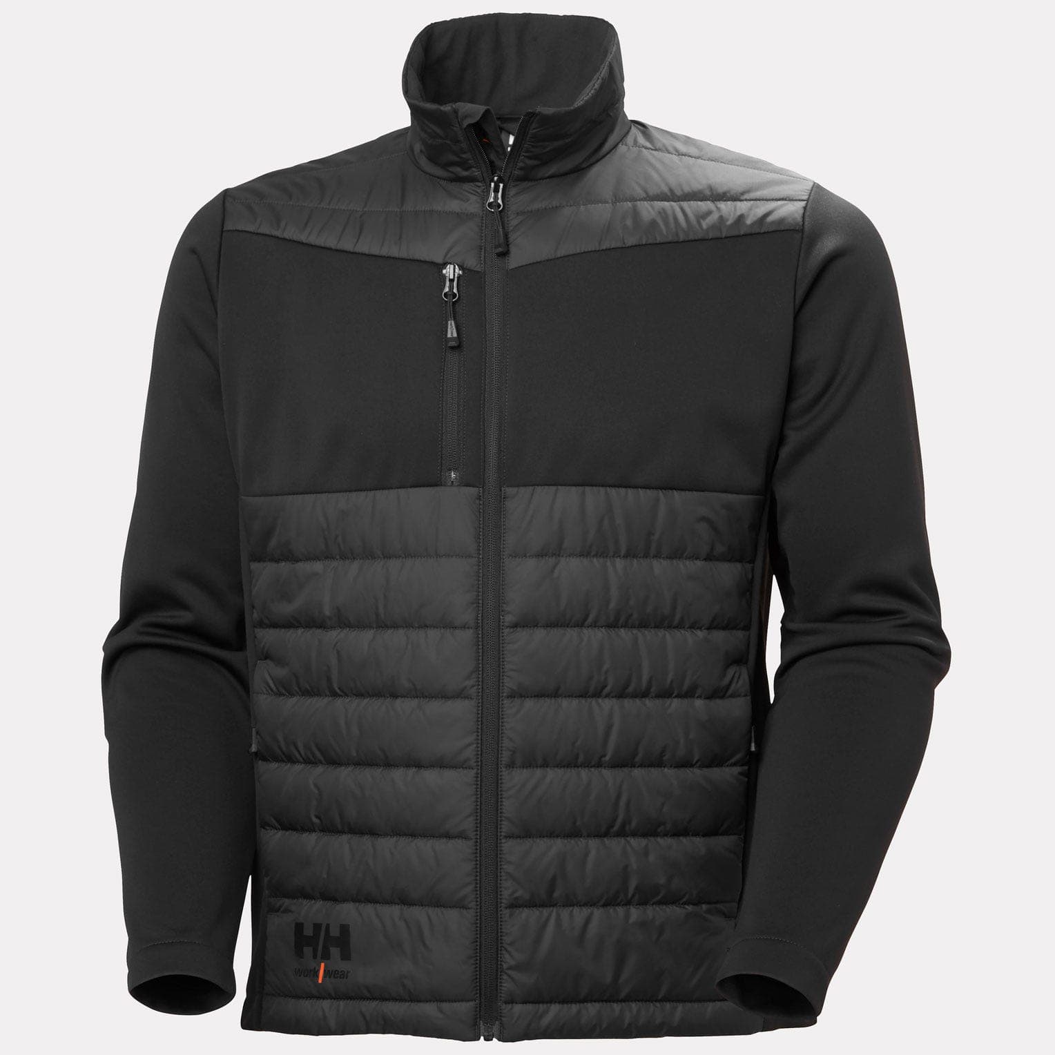 OXFORD HYBRID INSULATED JACKET — BLACK