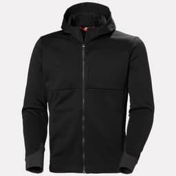 TECH HOODED MIDLAYER — BLACK 3