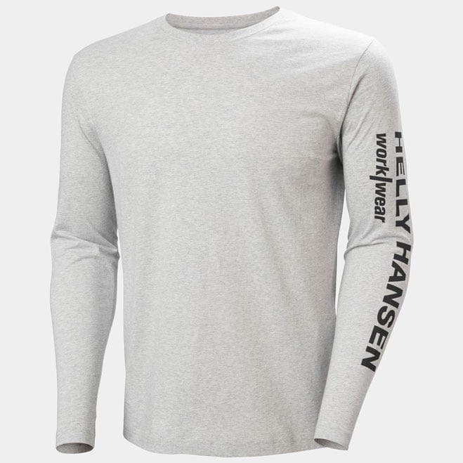 CLASSIC LOGO 2.0 LONGSLEEVE — LIGHT GREY