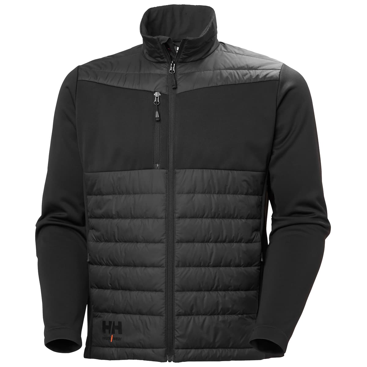 OXFORD HYBRID INSULATED JACKET — BLACK
