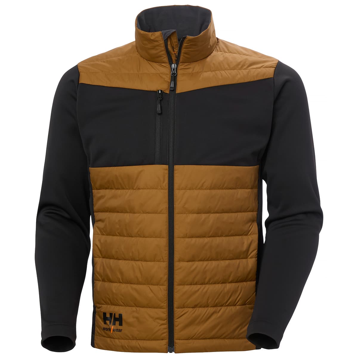 OXFORD HYBRID INSULATED JACKET — SADDLE