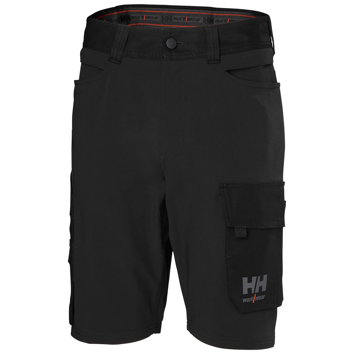 W OXFORD 4X CNCT SHORTS — BLACK