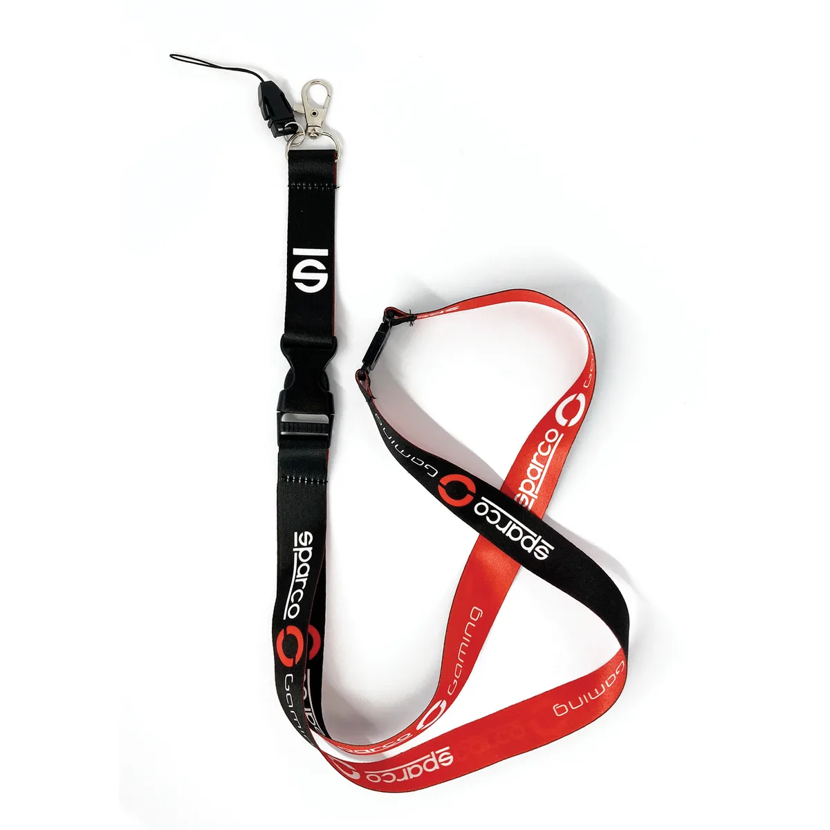 LANYARD SPARCO GAMING BK/RD 2